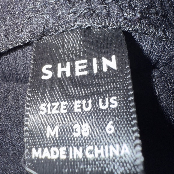 2/$15 SHEIN Classic Black Midi Skirt with Slit - Picture 6 of 6